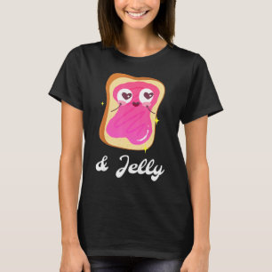 T-shirt Beurre d'arachide & Jelly Couples de confiture de