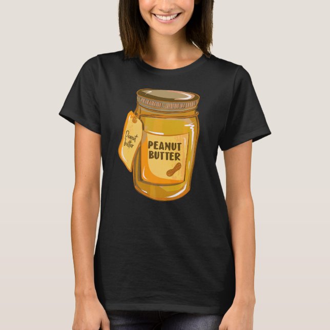 T-shirt Beurre d'arachide Jelly Graphique alimentaire (Devant)