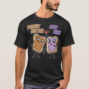 T-shirt Beurre d'arachide Jelly Temps Bff Love Match Perfe
