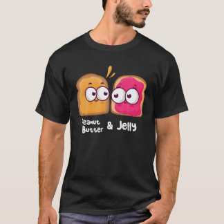 T-shirt Beurre D'Arachide Kawaii Et Coup De Coup À Coudre 