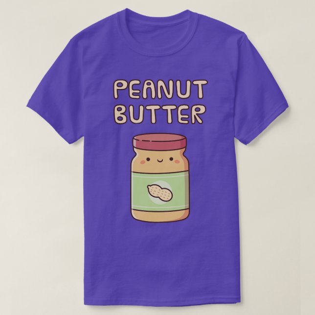 T-shirt Beurre d'arachide mignonne Doodé de pot (Design devant)