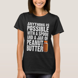 T-shirt Beurre D'Arachide Pour Femmes Hommes Cuillère Jar 