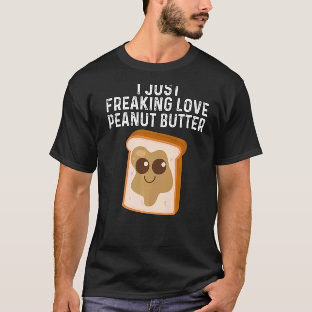 T-shirt Beurre D'Arachide Pour Hommes Femmes Correspondant (Devant)