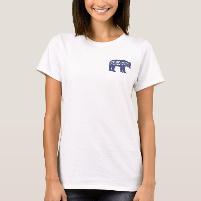 T-shirt Beurre de cèdre Colorado Ours (Devant)