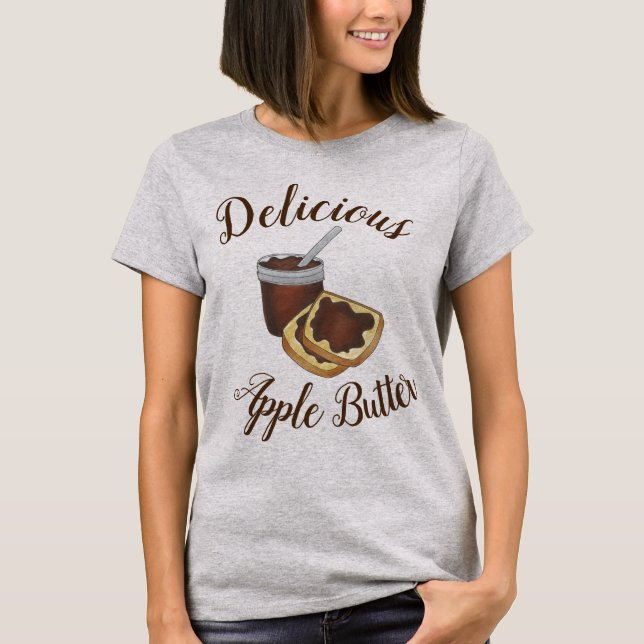 T-shirt Beurre de pomme maison délicieux Pennsylvanie Néer (Devant)