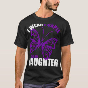 T-shirt Beurre de sensibilisation à la fibromyalgie Ruban