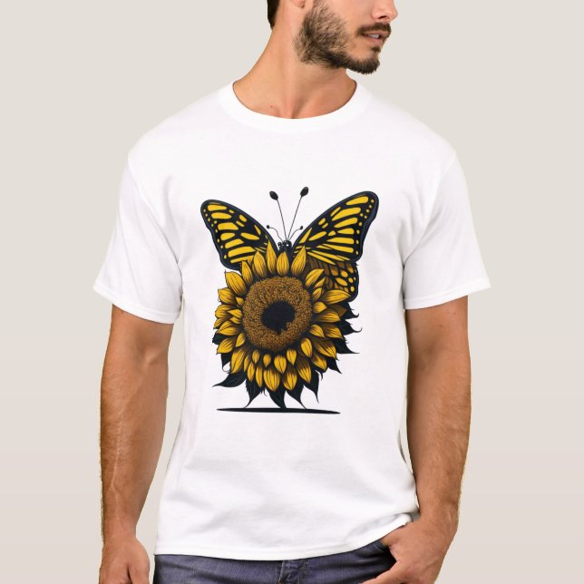 T-shirt Beurre de tournesol mou (Devant)