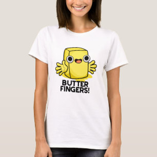T-shirt Beurre Doigts Funny Beurre Alimentation Pun