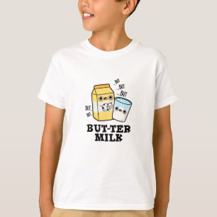 T-shirt Beurre Lait Drôle Nourriture Douille Laitière