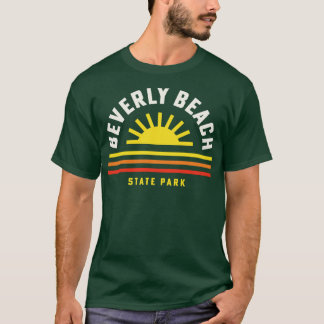 T-shirt Beverly Beach State Park Oregon Retro Vintage Stri