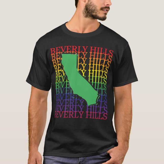 T-shirt Beverly Hills  (Devant)