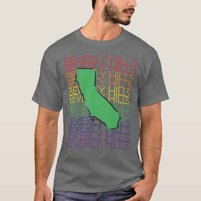 T-shirt Beverly Hills  (Devant)
