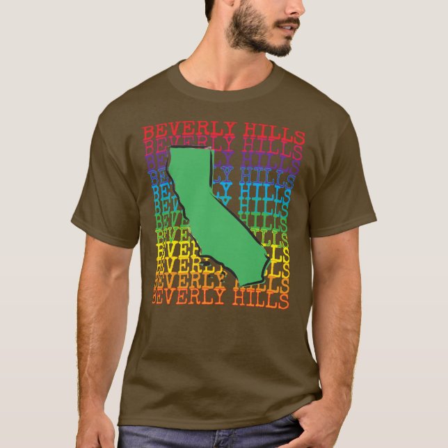 T-shirt Beverly Hills  (Devant)