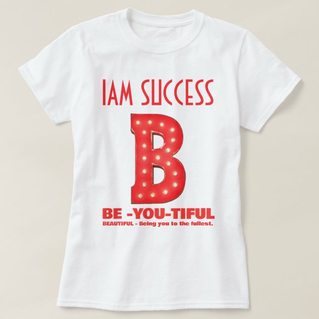 T-SHIRT BEYOUTIFUL (Design devant)