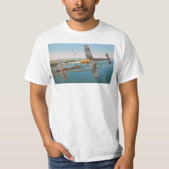 T-shirt BF109 vs SPITFIRE (Devant)