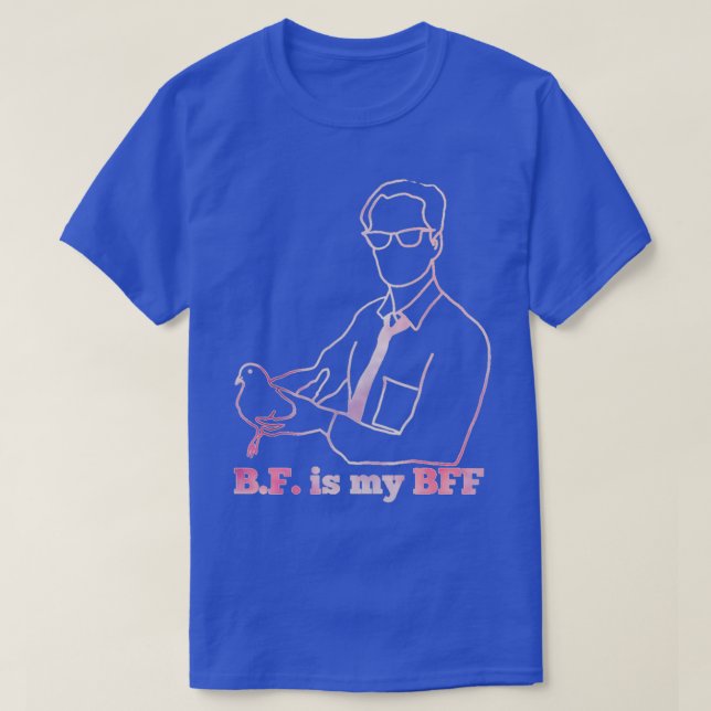T-shirt BF Skinner est mon BFF rose (Design devant)