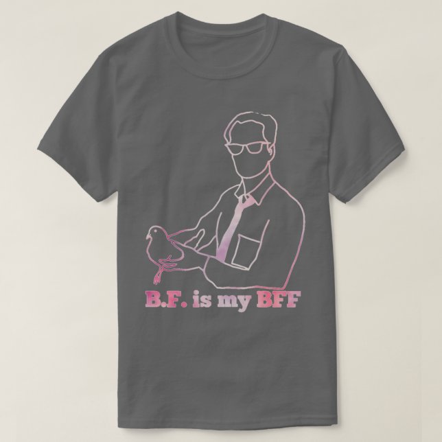 T-shirt BF Skinner is my BFF pink (Design devant)