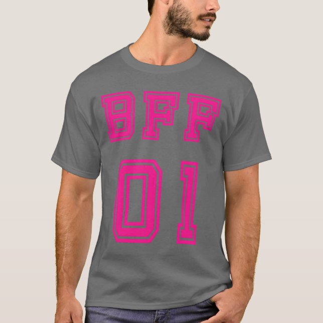 T-shirt BFF 01 Best Friends Forever BFF Pour 2 Best Friend (Devant)