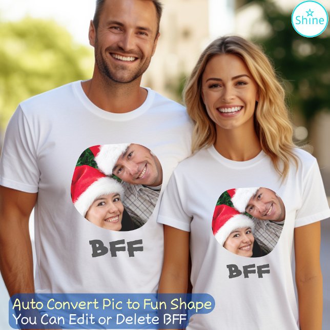 T-shirt BFF Best Friends Forever Friendship Photo Texte Am (Créateur téléchargé)