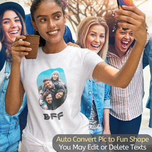 T-shirt BFF Besties Meilleurs Amis Pour toujours Cool Phot