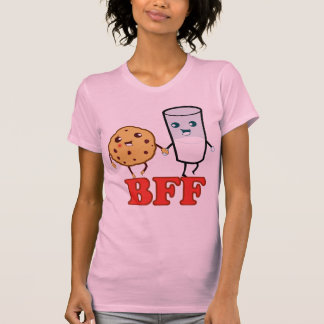 T-shirt BFF, biscuit et lait