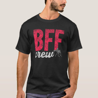 T-shirt Bff Équipe d'amis de l'équipe d'amitié dit Best Fr