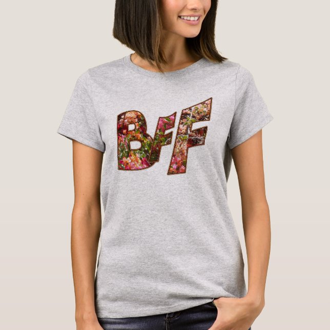 T-shirt BFF Ringer pour femmes (Devant)
