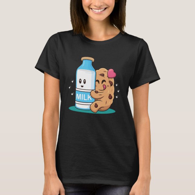 T-shirt BFL Best Friend 4 Life Biscuit Accrocher Milk Love (Devant)
