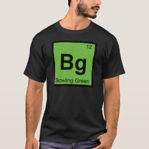 T-shirt Bg - Bowling Green Kentucky Symbole Chimique