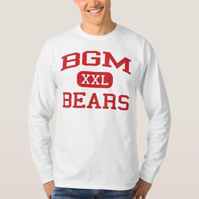 T-shirt BGM - Ours - lycée de BGM - Brooklyn Iowa (Devant)