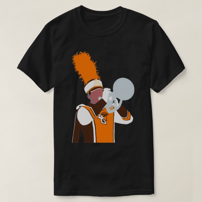 T-shirt BGSU Falcon Marching Band Euphonium (Design devant)