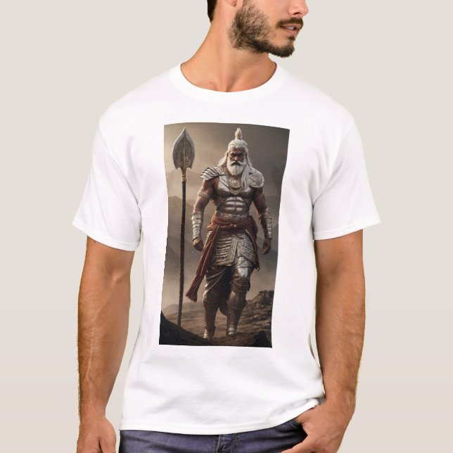 T-shirt Bhishma : Gardien de la mythologie indienne de Has (Devant)