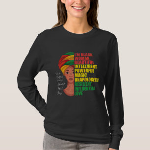 T-shirt BHM Femmes Africaines Africaines Amérique Noire M