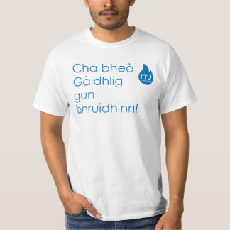 T-shirt Bhruidhinn d'arme à feu de Gàidhlig de bheò de Cha