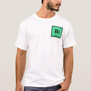 T-shirt Bi - Bismarck Dakota du Nord Chimie Symbole de la