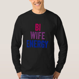 T-shirt Bi Femme Énergie Bisexual Pride Bisexual Drapeau L