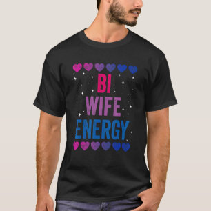 T-shirt Bi Femme Énergie Bisexual Pride Bisexual Drapeau L