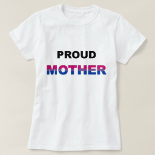 T-shirt Bi fier LGBT de mère