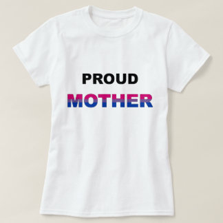 T-shirt Bi fier LGBT de mère