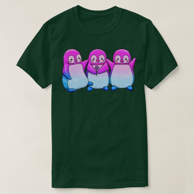T-shirt Bi Penguins (Design devant)