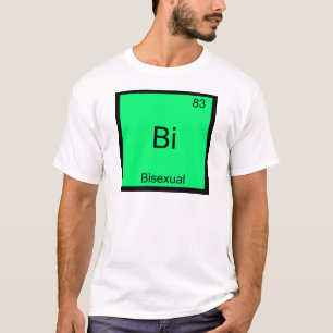 T-shirt Bi - Symbole de l'élément de chimie bisexuel drôle