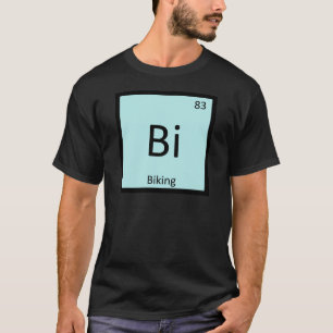 T-shirt Bi - Symbole de table périodique de la chimie spor