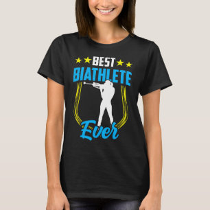 T-shirt Biathlète Meilleur Sport Biathlon Biathlon Biathlo