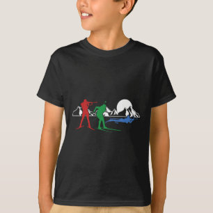 T-shirt Biathlon Ski Hiver Sports Cross Country Ski Sn
