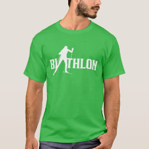 T-shirt Biathlon Sports Biathlète Biathlons rétro