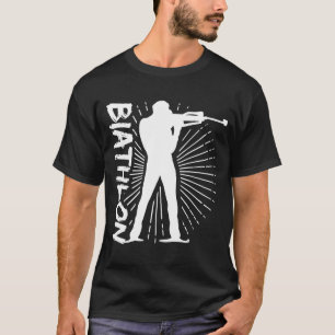 T-shirt Biathlon Sports d'hiver Snow Biathlete Cross Count