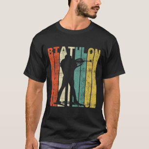 T-shirt Biathlon vintage Retro Biathlète