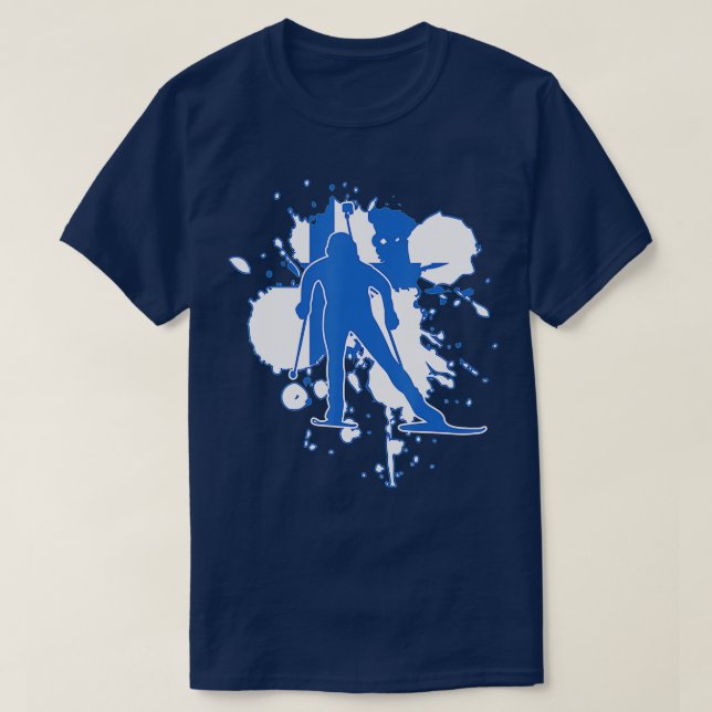T-shirt Biathloniste finlandais - Biathlon finlandais (Design devant)