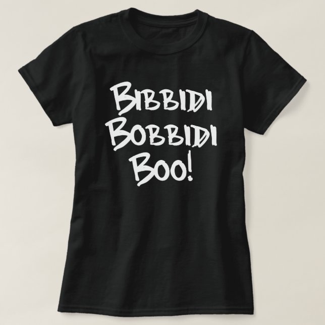 T-SHIRT BIBBIDI, BOBBIDI, BOO ! (Design devant)