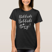 T-shirt Bibbidi Bobbidi Booze Drôle Magique Femme Noire (Devant)